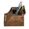 Retro Typewriter Pen Holder Vintage Desk Accsesories Unique Cool Gifts for Writer Typewriter Lovers and Secretary Cute Funny Pencil Cups for Office Home School (Bronze)